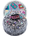 Tape Silver Bingsu Slime, Non-Sticky Glimmer Crunchy Slime, Slime Party Favors For Kids, Slime Sensory Toys For Birthday Easter