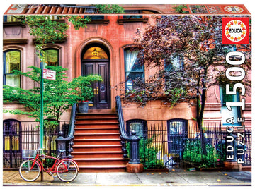 Educa 18502 Greenwich Village, New York City Puzzle, 1500 Pieces, Multicoloured, One Size
