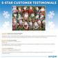Springbok'S 1000 Piece Jigsaw Puzzle Santa Collection - Made In Usa