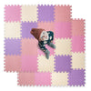 Tamiplay 16 Tiles Foam Play Mat For Baby, Soft & Safe Eva Foam Mats For Floor, Square Baby Play Mat, Solid Colored Kids Foam Puzzle Floor Mat, 47X47 Play Mat For Playpen(Purple/Pink/Loli Pink/Beige)
