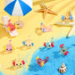 Ferraycle 56 Pcs Luminous Mini Resin Axolotl Charm Axolotl Tiny Animal Figurine Axolotl Charm Tiny Resin Animals for DIY Landsca