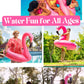 Giftexpress 48' Inflatable Flamingo Pool Float, Swim Party Toys, Fun Beach Floaties, Summer Pool Lilo Lounger For Adults & Kids, Pool Party Favor 1 Pack