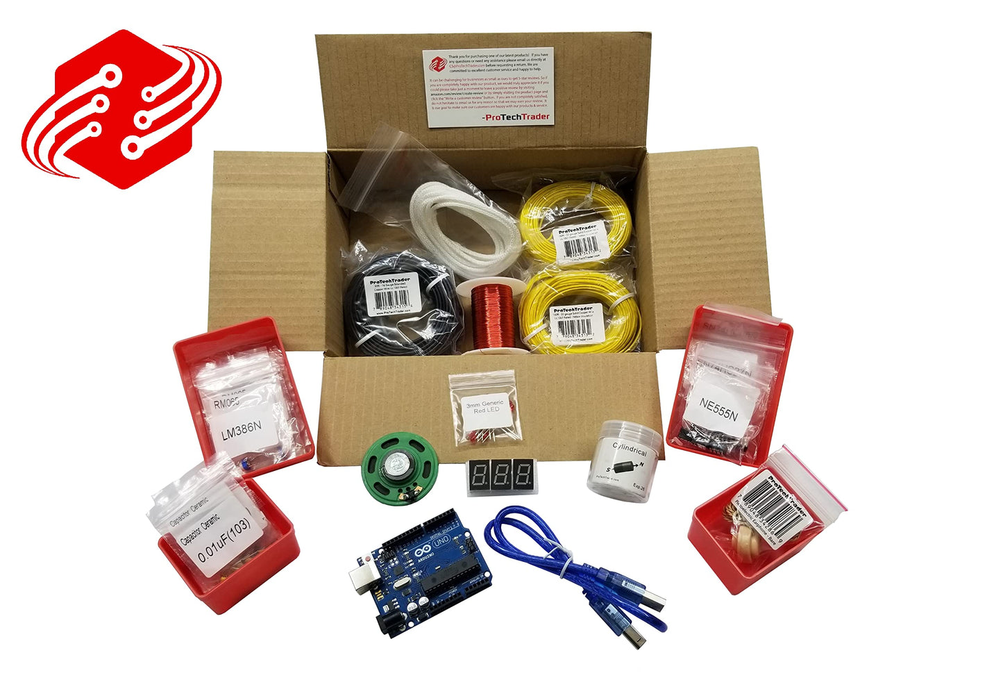 Make: Electronics Third Ed Kit 2 Economy - Beginner  Intermediate  & Advanced (Teen - mature-themed) Component Pack That Follows The Experiments in Make: Electronics 3rd Ed by Charles Platt