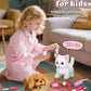 2 Plush Pets Cat & Dog, 36-Piece Vet Doctor Kit for Kids - Toddler Veterinarian Playset with Costume, Doctor and Dental Tools -