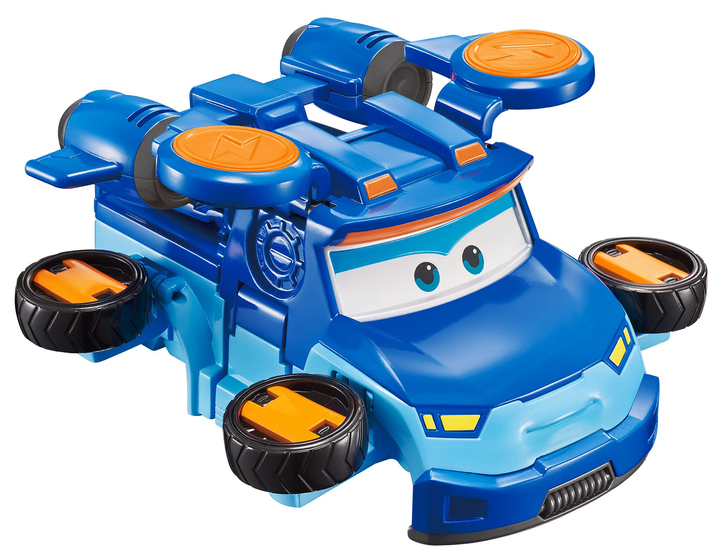 Super Wings 5 Inch Transformer Toys Leo Action Figure, Transforming Airplane To Robot, Season 5 New Character, Fun Toy Plane For 3 4 5 Years Old Boys Girls, Preschool Birthday Gift For Kids, Blue