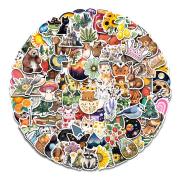 Aowdiao 150 Pcs Aesthetic Stickers Pack - Waterproof, Durable Designs For Teens, Kids, And Adults - Ideal For Parties, Gifts, An