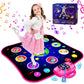 Dance Mat Toys For Ages 5-7 Toys For 3-12 Year Old Girls Toys Age 6-8 Toys For Girls 8-10 Girls Gifts Birthday Games Dance Mat For Kids Ages 4-8 Electronic Dance Pad Bluetooth Music Dance Toys Pink