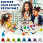 MINIARTIS Desk Bells Set - 8 Notes Colorful Metal Hand Bells with 15 Songbook - Educational Musical Toy for Toddlers