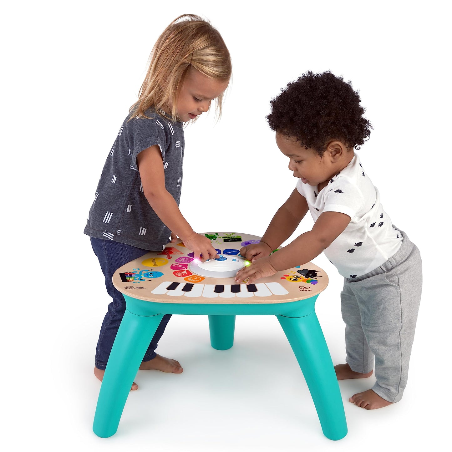 Baby Einstein Clever Composer Tune Table - Magic Touch Wooden Activity Toy, Multicoloured, 1 Count, Ages 12 Months+