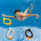 Doadw Diving Pool Toys Underwater Swimming Ring Duck Diving Ring, 3 Pack