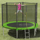 Skok Kids Trampoline 8Ft Trampolines With Enclosure Net, 400Lbs Outdoor Trampolines For Kids -Astm Approved Trampoline For Child