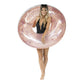 PoolCandy Jumbo Pool Tube, 48, Rose Gold Glitter