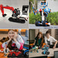 Ttlyhek Technical Chain Wheel Part Compatible With All Major Brands, Moc Parts Rc Tank Tracks Diy Accessories (154 Pcs)
