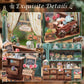 CUTEBEE Book Nook Kit  DIY Miniature House Kits for mature-themed and Teens  Dollhouse Booknook Tiny House  Bookshelf 3D Wooden Puzzle  DIY Craft Gifts for Family and Friends (Blossom Florists)