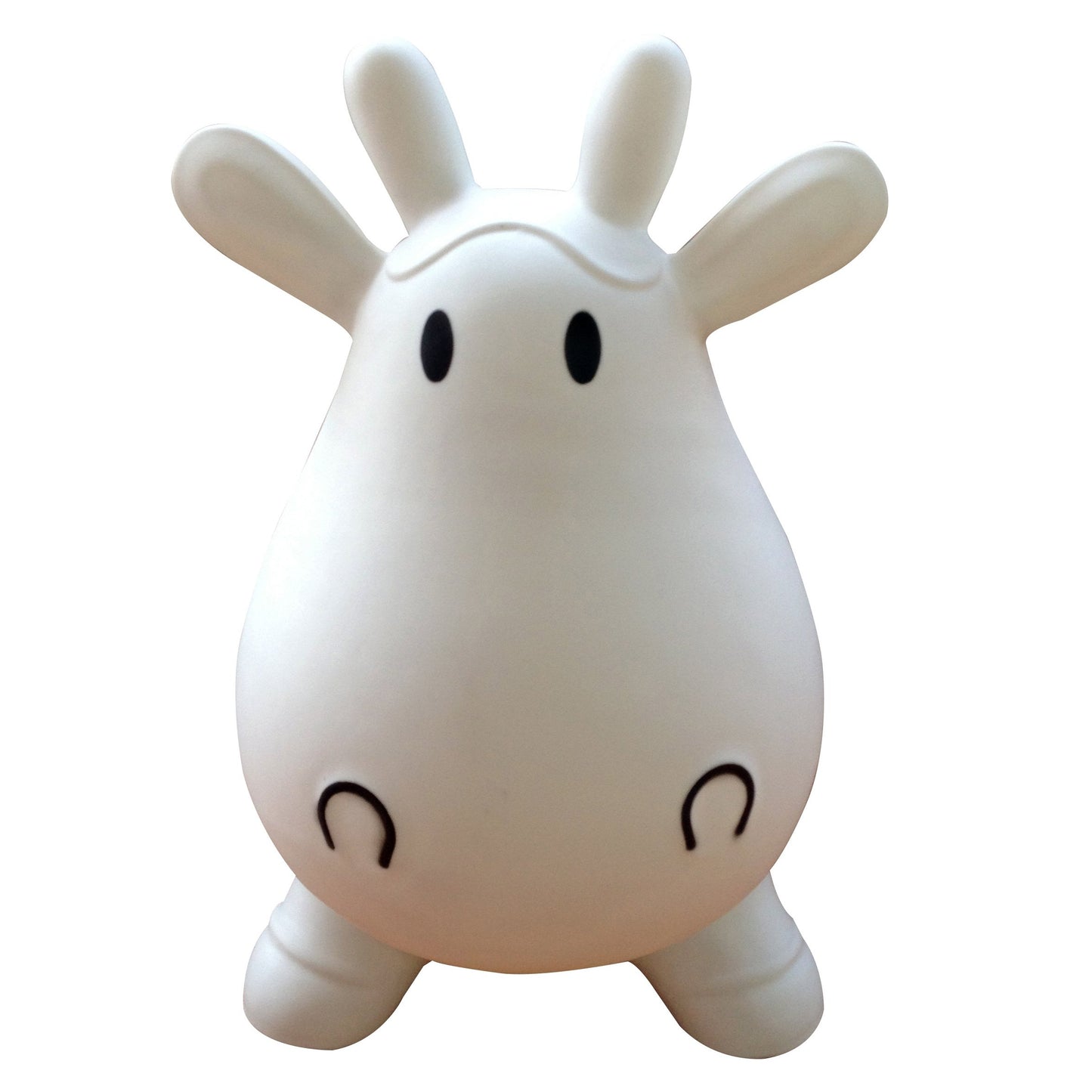 AppleRound Inflatable Ride-on Bouncy Animal Hopper - Horse  Cow or Unicorn - Kids Space Hopper Bouncer with Hand Pump - Jumping Toy for Indoor/Outdoor Play