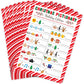 Chiazllta Christmas Party Games, Song Guessing Sing Me A Picture Xmas Themed Party Holiday Activity For Adults Groups Coworkers,