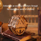 PUZZLE POTATO 3D Brain Teaser Puzzle Box - Wooden Treasure Chest - Philosopher's Stone (Metal) - Money Puzzle for Cash Gift
