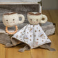 Mary Meyer Sweet Soothie Soft Baby Rattle With Teether Ring, Latte