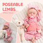 Jirachi Lifelike Reborn Baby Dolls Girl, 18-Inch Full Body Soft Vinyl Sleeping Realistic Newborn Baby Dolls Anatomically Correct