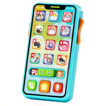 JOYIN Baby Toys 6-12 Months - Cell Phone with 4 Game Modes & 50+ Music and Learning Phrases, Educational Toys for Toddlers 1-3, 