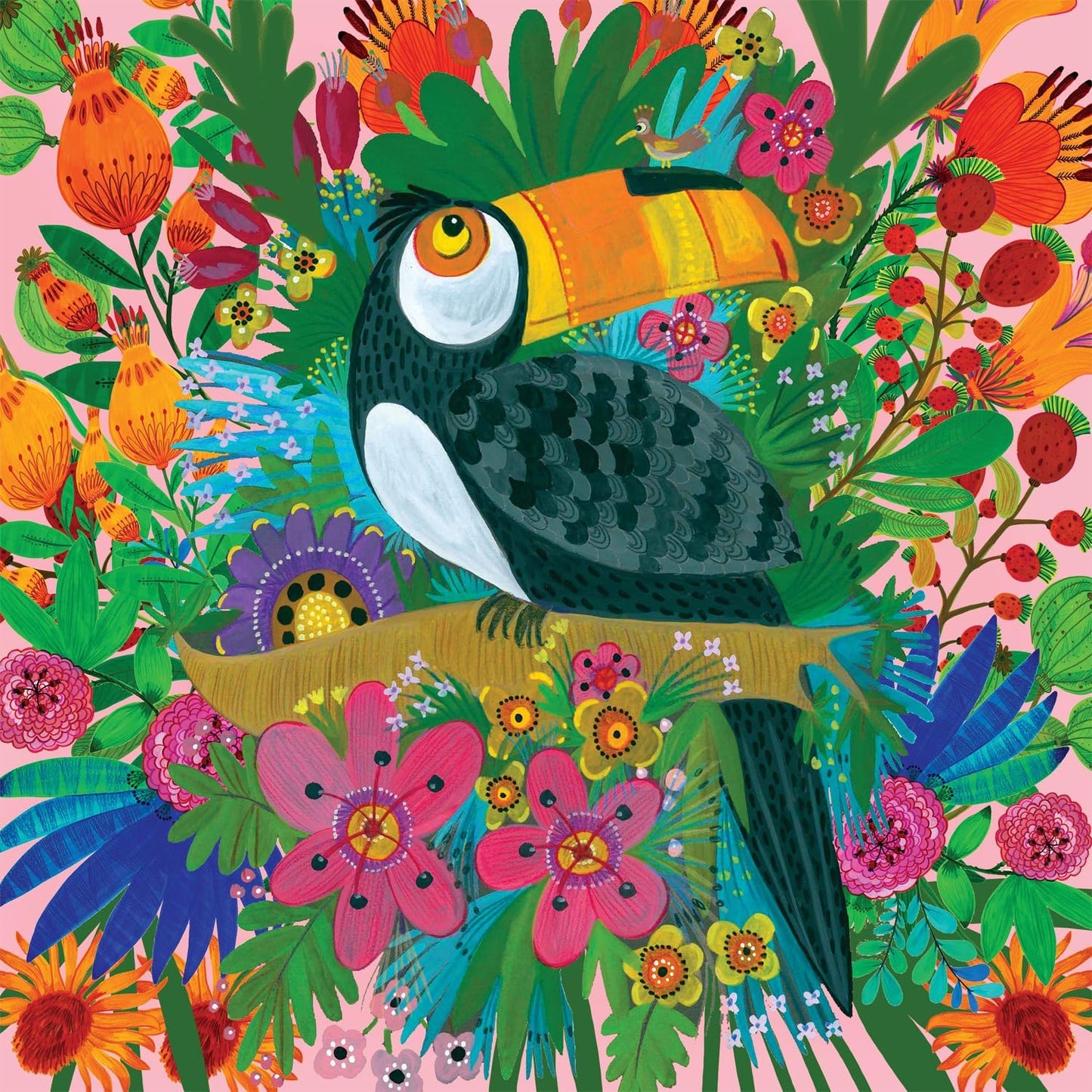 Buffalo Games - Kay Widdowson - Terrific Toucan - 300 Piece Jigsaw Puzzle For Adults Challenging Puzzle Perfect For Game Nights