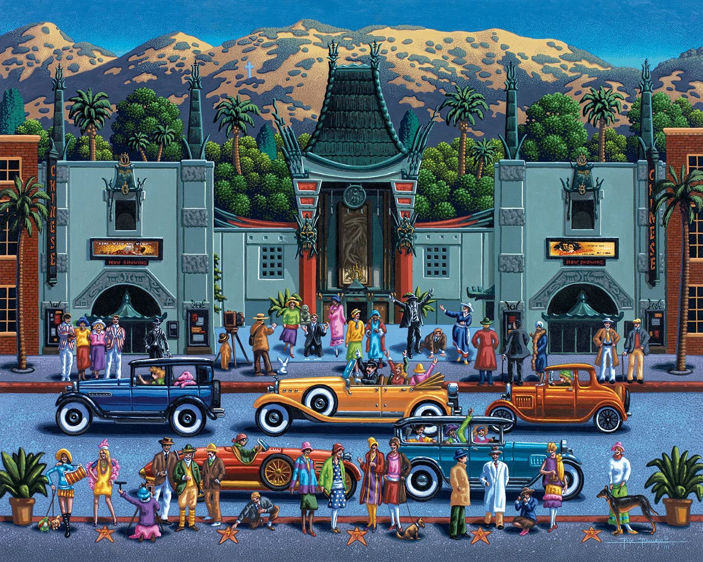 Dowdle Jigsaw Puzzle - Hollywood - 500 Piece