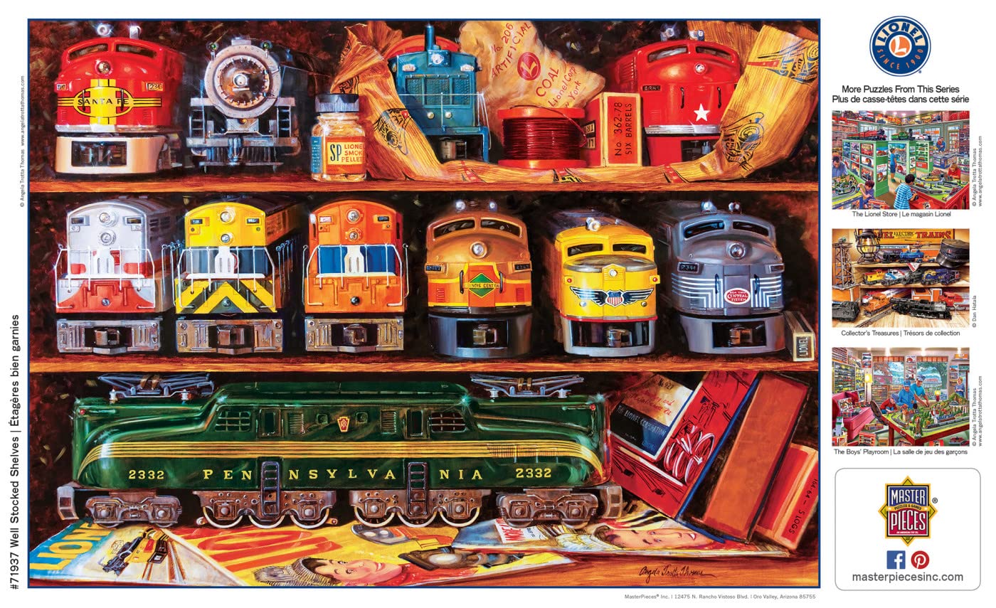 Masterpieces 1000 Piece Jigsaw Puzzle For Adults, Family, Or Youth - Well Stocked Shelves - 19.25''X26.75''