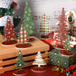 Namalu 16 Pcs Christmas Decorations Christmas Tree Table Centerpieces Buffalo Plaid Snowflakes Christmas Centerpiece For Home In
