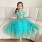 Axaxa Princess Jasmine Costume For Girls Arabian Princess Costume For Girls Dress Up Birthday Halloween Party With Accessories