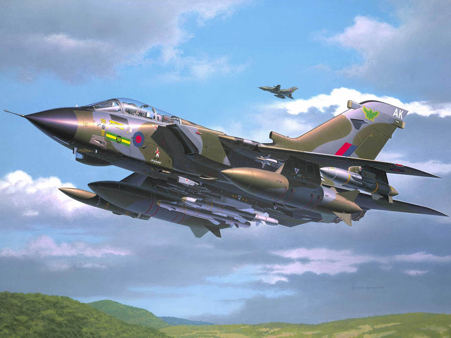 Revell 04619 1:72 Scale Tornado Gr.1 Raf, 24.3 Cm In Length,20.1 Cm Span Width