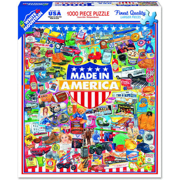 White Mountain Puzzles Made In America - 1000 Piece Jigsaw Puzzle