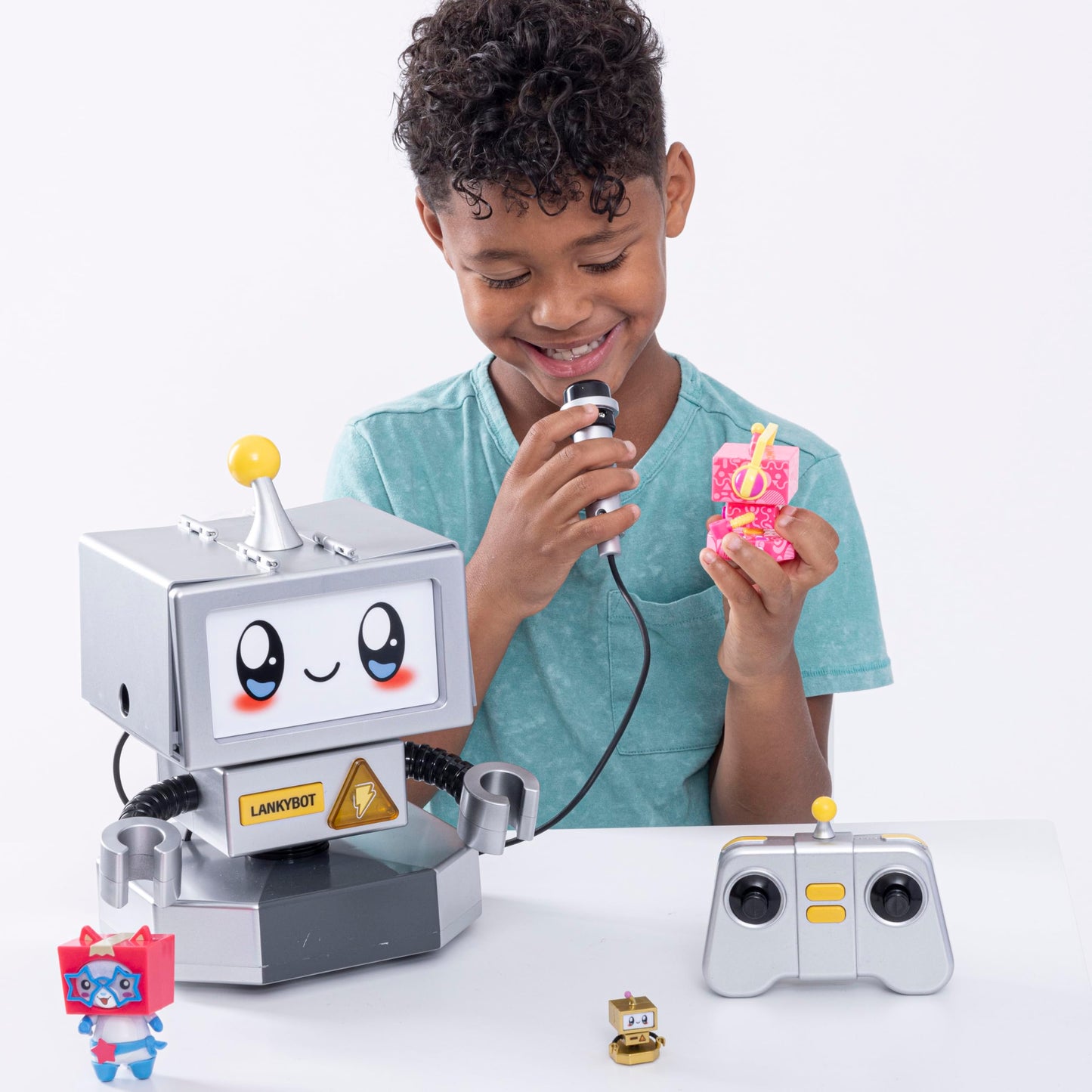 LankyBox LankyBot RC Mystery Box with Surprise Toys - Officially Licensed Multicolor Merch for Kids