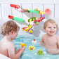 Toddler Bath Toys, Baby Bath Tub Toys With Slide Track And Elephant Shower Sprays, Fishing Floating Animals Toys, Bathtub Toys G