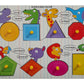 Vyonald Trading Wooden Educational Colorful Shapes Puzzle Game for Kids