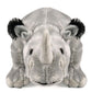 Ice King Bear Plush Toy - Grey Rhinoceros 14 Inches, Soft Polyester Stuffed Animal