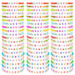 Yesaior 60 Pcs Colorful Friendship Bracelet, Stackable Elastic Cute Beaded Bracelets Preppy Bracelets Bulk Set For Women Gift (C