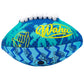 Wahu 100% Waterproof Mini Beach Football With Real Laces For In And Out Of Water Play, 6.5' Outdoor Mini Football For Pool And Beach Games, Blue/Teal