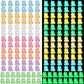 Chitidr 50 Pcs Luminous Mini Resin Frog 7 Colors Little Small Frogs Glow in The Dark Tiny Resin Frog Figures Bulk for Dollhouse 