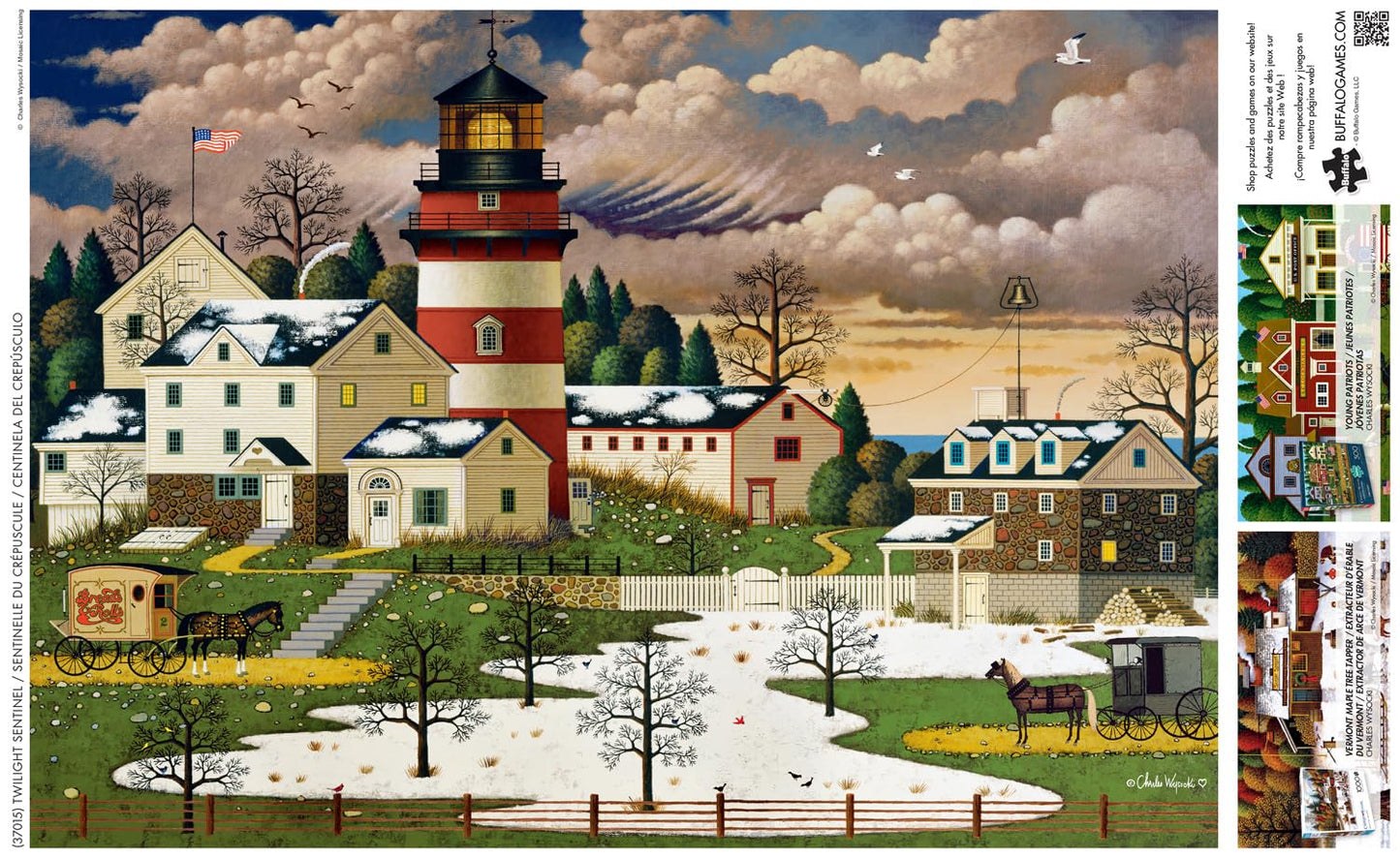 Buffalo Games - Charles Wysocki - Twilight Sentinel - 500 Piece Jigsaw Puzzle For Adults -Challenging Puzzle Perfect For Game Ni