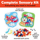 Creativity For Kids Pom Pom Pictures: Transportation - Train And Plane - Preschool Learning Activity, Sensory Toys For Toddlers Ages 3-4+