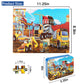 Lelemon Puzzles For Kids Ages 4-8 Construction Vehicles 100 Piece Puzzles For Kids Educational Jigsaw Puzzles Toys Gift For Boys Girls Age 4, 5, 6, 7, 8 Years Old