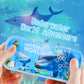 Sevenq Handheld Water Games, 4 Packs Ocean Theme Water Toss Ring Game Aqua Toy Water Ring Game For Kids Stocking Stuffers