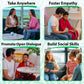 200 Safe, Trauma-Informed Conversation Starter Cards For Stronger Families - Build Support, Trust And Connection While Promoting A Sense Of Safety - Parents Adults Children'S Therapy Icebreaker Game