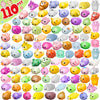 Dioju 110 Pcs Mochi Squishy Toy, Mini Kawaii Squishies Bulk Sensory Fidget Toys Goody Bag Party Favors For Kids, Classroom Prize