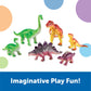 Learning Resources Jumbo Dinosaurs Set - 6 Large Plastic T-Rex, Stegosaurus, Brachiosaurus - Multi-color, Model LER0836