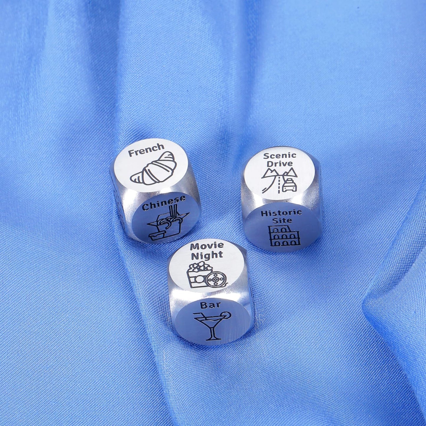 Food Decision Dice Decider for Couple,Date Night Dice