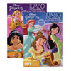 Disney Princess Coloring Book 2 Titles, Fun Game Workbook For Learning Drawing Coloring, Gift For Kids Toddler Activity At Classroom Home, 80 Pages, 2-Pack
