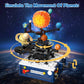 Solar System Building Sets With Light - Rotatable Space Exploration Building Toys With 9 Planets & Rocket Sets Science Astronomy