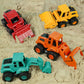 Beestech Construction Toys for 3 Years Old Boys Girls Kids, Friction Powered Construction Truck Toys Vehicles Sand Toys Trucks E