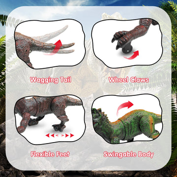 Remote Control Dinosaur Toys For Kids 3-5, 5-7, 8-12, 10-12, Electronic Rc T Rex Dino Robot Toy For Boys, Top Christmas & Birthd